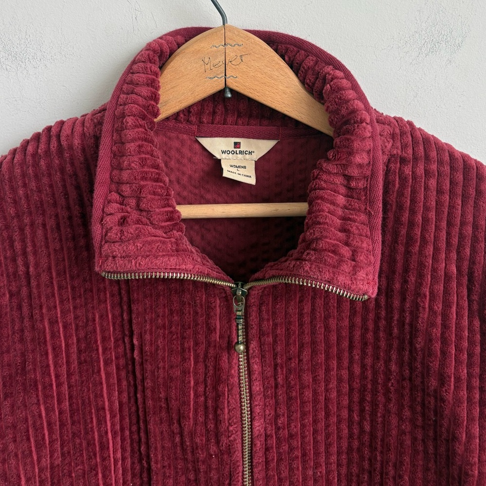 Woolrich Jacket Black Cherry Large - image 3